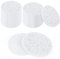 WLLHYF 20 Stück Komprimierte Gesichtsschwämme Natürliche Zellulose Gesichtsreinigungsschwämme Professionelle Kosmetik Spa Schwämme für Gesichtsreinigung Make-up Entfernung Porenpeeling (Rund-weiß)