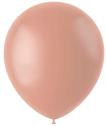 Folat 19617 Vintage Rose 33cm pièces-Lot de 10 ballons gonflables 33 cm à l'hélium comme Anniversaire Mariage Baby Shower Baptême Décoration de Fête