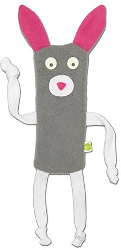 Cate & Levi - Dog Toy Water Bottle Cruncher - No Squeaker Quiet - Bottle Cover Dog Toy – Durable (Bunny)