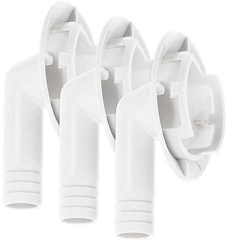 YARNOW 3pièces Kit pour Raccord De Vidange De Climatiseur avec Coude Adaptateur pour Unité De Climatisation De Fenêtre Et Unité Extérieure