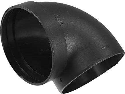 QUARKZMAN Auto Heizungsrohr Winkel Ausgang Schwarz 1 Stk | Schwarz, Größe 10.8x10.8x9.5cm, Innendurchmesser 86-93mm, Außendurchmesser 90-95mm, Für Kühlmittelschlauchanschluss