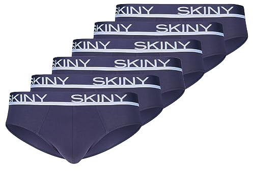 Skiny - Cotton - Slip/Unterhose - 6er Pack (XXL Dunkelblau)