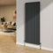 NRG 1800x680mm Anthracite Radiator Vertical Flat Panel Bathroom Designer Double Rad Central Heating