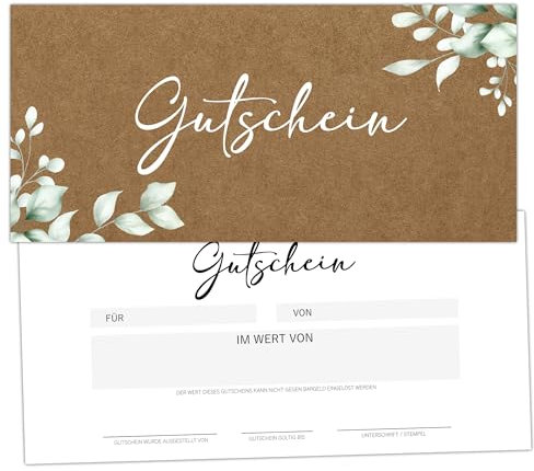 40 Zauberhafte Blanko Gutscheine zum selber Ausfüllen für Nagelstudio Friseur Kosmetik Massage Wellness Fußpflege Beauty Gutschein Vorlage Gutscheinkarten Geschenkgutscheine