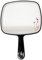 Stianiiie Miroir de Poche Polyvalent avec reflet sans Distorsion Miroir de Coiffure de Salon de Coiffure Grand Miroir à Main Mural avec poignée carrée Noire 31X23cm