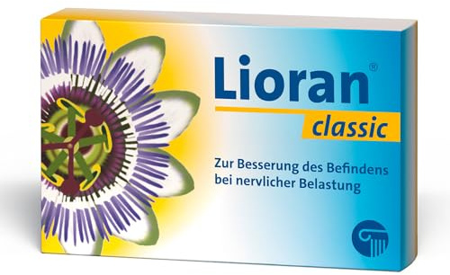 Lioran classic, 20 Stück - Bei Anspannung und Stress | Für Ruhe und Gelassenheit, Passionsblumenkraft, stoppt kreisende Gedanken, beruhigt überreizte Nerven, gut verträglich