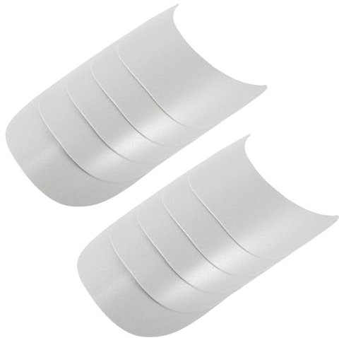 CALLARON 10 Pièces Visière à Visière Insert Façonneur De Casquette Casquettes De Baseball pour Femmes Visières Insert De Bouchon Visière pour Accessoires PE Ombre Aux Femmes Blanche