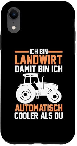 Landwirt Traktor Bauer Hülle für iPhone XR
