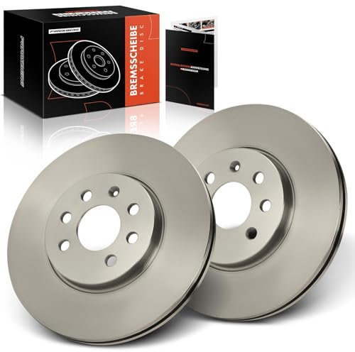 Frankberg Juego de discos de freno de eje delantero ventilado compatible con Astra H A04 1.2L 2005-2010 Astra H Caravan L35 1.2L-2.0L 2004-2014 Replace# 93181113