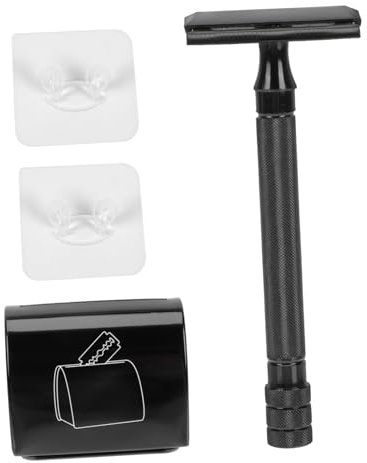 HAPINARY Rasoir Double Face Vintage Tondeuse à Barbe Manuelle Portable Rasoir Manuel Pour Cheveux Courts Et Barbe