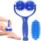 UieaMsio Main Muscle Relax Rouleau, Balles de Massage Roller, Rouleau de Massage avec Poignée, Balle Hérisson Massage, pour Masser Les Dos, Épaules, Bras, Jambes, Pieds
