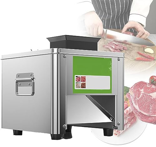 Meat Cutter Electric, 2.5-21mm Commercial Meat Cutting Machine - Save Time And Easy To Clean - Perfect For Home & Restaurant Use - Meat Slicer Shredder Machine