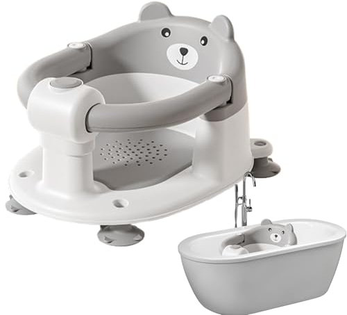 Sionhiuo Seggiolino da bagno per bambini | Sedia da doccia per bambini, per bambini dai 6 mesi in su
