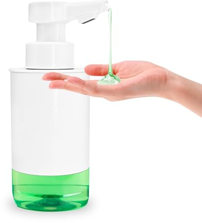 Mamiddle Dispensador Automático de Jabón para Baño con Sensor Infrarrojo, Carga USB-C, Resistente al Agua IPX5 (Tipo de líquido - Acrílico Blanco)