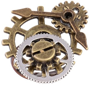 OATIPHO 2er Set Vintage Steampunk Ringe Aus Kreative Uhrenzahnräder Fingerringe, Verstellbare Metallringe, Für Damen Und Herren Elegante Schmuckdekoration Im Retro Stil FüR Steampunk-Liebhaber