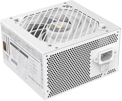 Mars Gaming MPB650SI, Alimentatore PC ATX 650W, 7 Anni di Garanzia, 80Plus Bronze 230V, 90% di Efficienza, Ventola SI Extreme Silence con Nucleo in Rame, Tecnologie AI2-RPM, DC-DC e SMD, Bianco