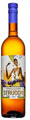 Strucchi Dry Vermouth | Complex Italian Aperitivo | Dry and Crisp Italian Vermouth Infused with Hand-Selected Botanicals & Herbs | 75cl, 18% ABV