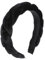OATIPHO 1 Pièce Bandeau Tressé Noir Femme Accessoire de Mode Élégant pour Fêtes et et Filles
