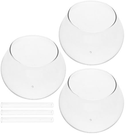 DECOMELODY 6 Stück Japanisches Windspiel Teiliges DIY aus Transparentem Glas mit Klangröhren Kreative Windglocke für Garten Terrasse und Vielseitige Dekoration und Geschenkidee