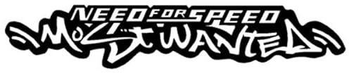 JIFENLI Neuestes Kreatives Bedürfnis Nach Geschwindigkeit Most Wanted Sticker Auto Dekoration Aufkleber Farbe Kann Angepasst Werden Sonnenschutz Wasserdicht, 29 Cm * 6 Cm