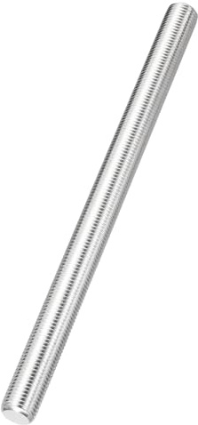 sourcing map Asta completamente filettata, M14 x 1,5 mm passo 304 in acciaio inox 304 con filettatura fine a destra, 200 mm di lunghezza filettata, viti di fissaggio per ancoraggi, bulloni, ganci e