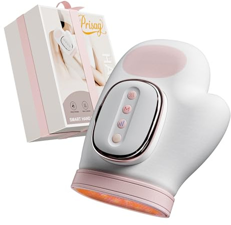Prisag Massaggiatore Rosa Per Mani, Riscaldamento 3 Modalità & 5 Livelli