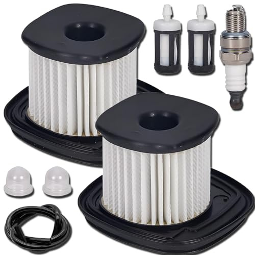 Qiuwanzia BG86C Air Filter for Stihl Blower BG86 BG86C SH86 BG66 BG56 Leaf Blowers Replaces 4241-140-4404 4241-140-4403 4241-140-4400 HD2 Air Filter with Spark Plug Fuel Line
