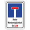 SACKGASSE - keine Wendemöglichkeit für LKW - SCHILD/D-014 (30x45cm Schild)