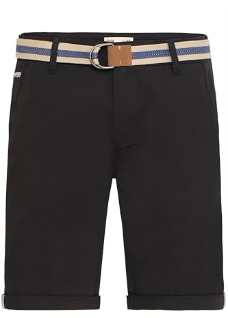 !Solid Monty Herren Chino Shorts Bermuda Kurze Hose mit Gürtel aus Stretch-Material Regular-Fit