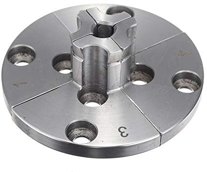 ChaRLes Red Arrow Reversible 3,5 Zoll Holzdrehmaschine Chuck 1-Zoll X 8Tpi Thread Wood Lathe Chuck Accessory Jaws Wood Lathe Turning Tool - 2#