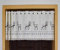 HeichkelL Scheibengardine Kurzstores 1 Stück Gardine für Küche Stangendurchzug Blickdicht Bistrogardine Elch-Muster Creme Höhe×Breite 45×150cm