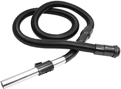 vhbw Ersatz Schlauch kompatibel mit Lux D748, D340, D740, D725, D720, D730, D768, D710, D711 Staubsauger - 2,41 m, Handgriff, 32 mm Rundanschluss