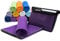 gipfelsport Mikrofaser Handtuch - Microfaser Handtücher Set, Strandtuch, Badetuch I groß, schnelltrocknend I für Sport, Beach, Reise, Outdoor, Camping I leicht, dünn, klein I 140x70cm I Lila