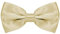MASADA Herren Fliege Beige glänzend und stufenlos verstellbar, handgefertigt mit Hakenverschluss - 12 x 6 cm 100% Polyester