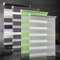 bobodeco Doppelrollo klemmfix ohne Bohren Duo Rollos für Fenster mit Klemmträger, Fensterrollo lichtdurchlässig & verdunkelnd Wandmontage Sichtschutz- Grau B40 x H120cm (Stoffbreite 36cm)