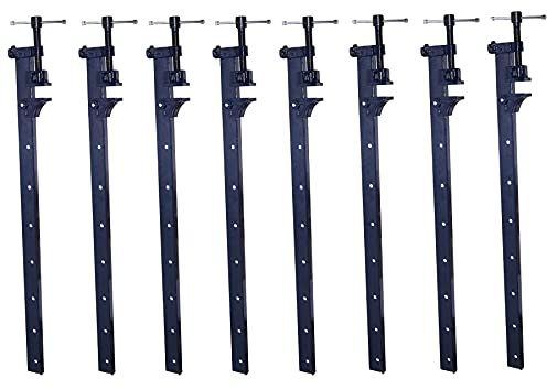36” (900mm) Cast Iron T-Bar Sash Clamp Grip Work Holder Vice Slide Cramp 8pc