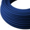 5 Meter Dark Blue Vintage 2 Core Round Electric Cable Fabric Covered Wire Italian Braided 0.75 mm Electrical Cable Flexible Wire for Lighting Other Appliances