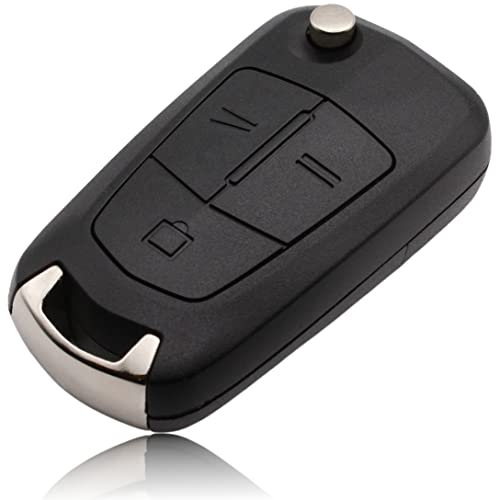FOAMO Schlüssel Gehäuse Reparatursatz passend für Opel Astra H 3-Tasten Schlüssel Cover Typ-0 3JA