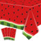 4 Pack Wassermelone Party Tischtuch Wassermelone Tischdecke Eine in Einer Melone Party Tischtuch Wassermelone Thema Tischtuch Wassermelone Geburtstag Party Supplies Kunststoff Sommer Obst Party Dekor