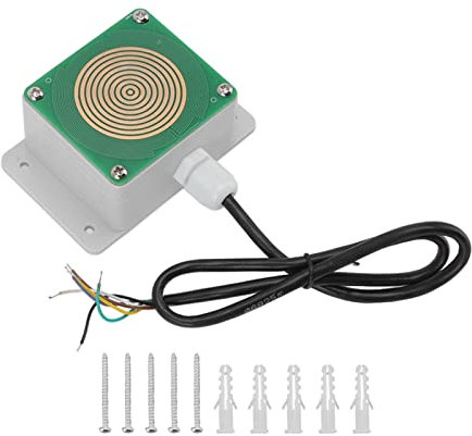 Zerodis Sensor de Lluvia y Nieve Salida de relé 485 Transmisor de Viento y Lluvia para Invernaderos Acuicultura Edificios Sensor de Nieve Transmisor Lluvia