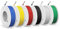 Filo in PVC da 0,8mm² -18 AWG Cavo Elettrico, Rame Stagnato, Intrecciato, 6 Colori da 3 Metri, Connessioni Flessibili, Isolamento Alta Temperatura
