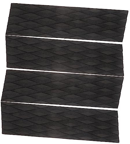 Garneck Surfbrett-traktionsmatten-Set Eva-Material Rutschpads Klebrige Schwanzpads Zubehör Für Surfbedarf