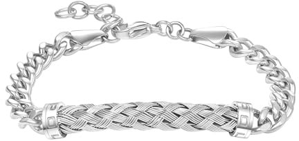 Police Herren Panzer-Armband Edelstahl PEAGB0032402