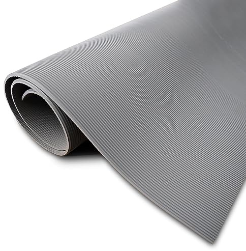 Isoliermatte Volta - Elektro-Schutzmatte aus SBR-Gummi - 120 x 150 cm Grau | Stärke 4,5 mm - bis 50.000 Volt Durchschlagfestigkeit - Bodenbelag für elektrische Isolierung - rutschfest & isolierend
