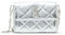 Steve Madden Damen Carina Wallet Crossbody Bcarina WOS, Silber