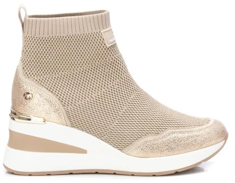 XTI - Sportschuhe Sneaker Damen Beige - Bequeme und vielseitige Schuhe - Casual Mode - Modell 14240502 (Größe 41)