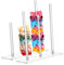 MAGICLULU 2pièces Organisateur De Nœuds Pour Cheveux Acrylique Transparent Support Vertical Pour Élastiques À Cheveux Bracelets Et Bandeaux Rangement Élégant Pour Accessoires De Coiffure