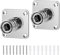 2pcs Pressure Washer Foam Cannon Holders, Stainless Steel Pressure Washer Snow Gun Holders for 1/4 Interface Foam Cannon Mount Holders Washer Tool Nozzle Tip Holders Pressure Washer Gun Accessories
