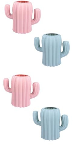 Operitacx 4pcs Capacity Storage Box Sections Desk Organizer Pen Pencil Holder Brush Pot Makeup Brush Container