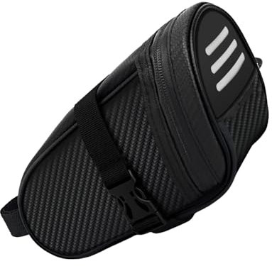 Ousidiman Fahrradsatteltasche Rücksitztasche Leder Fahrradtasche Wasserdicht Fahrradtasche für Fahrradzubehör